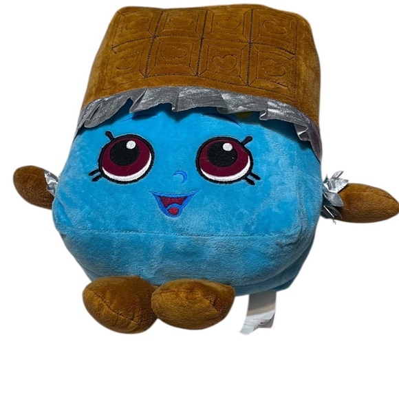 Shopkins Other - Shopkins CHEEKY CHOCOLATE CANDY BAR 12" Pillow Plush STUFFED ANIMAL Toy
